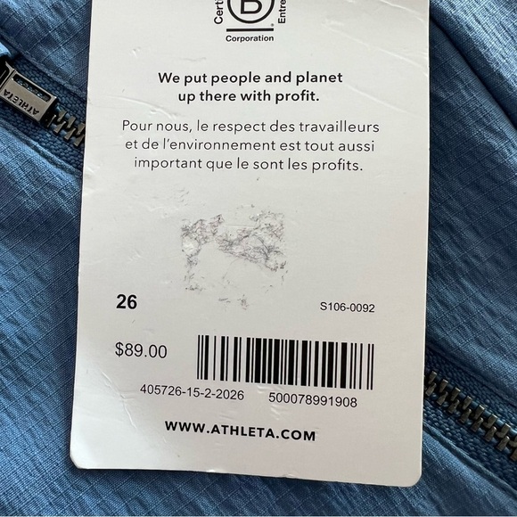 Athleta Trekkie North Jogger Blue Size 26 NEW - Picture 11 of 16